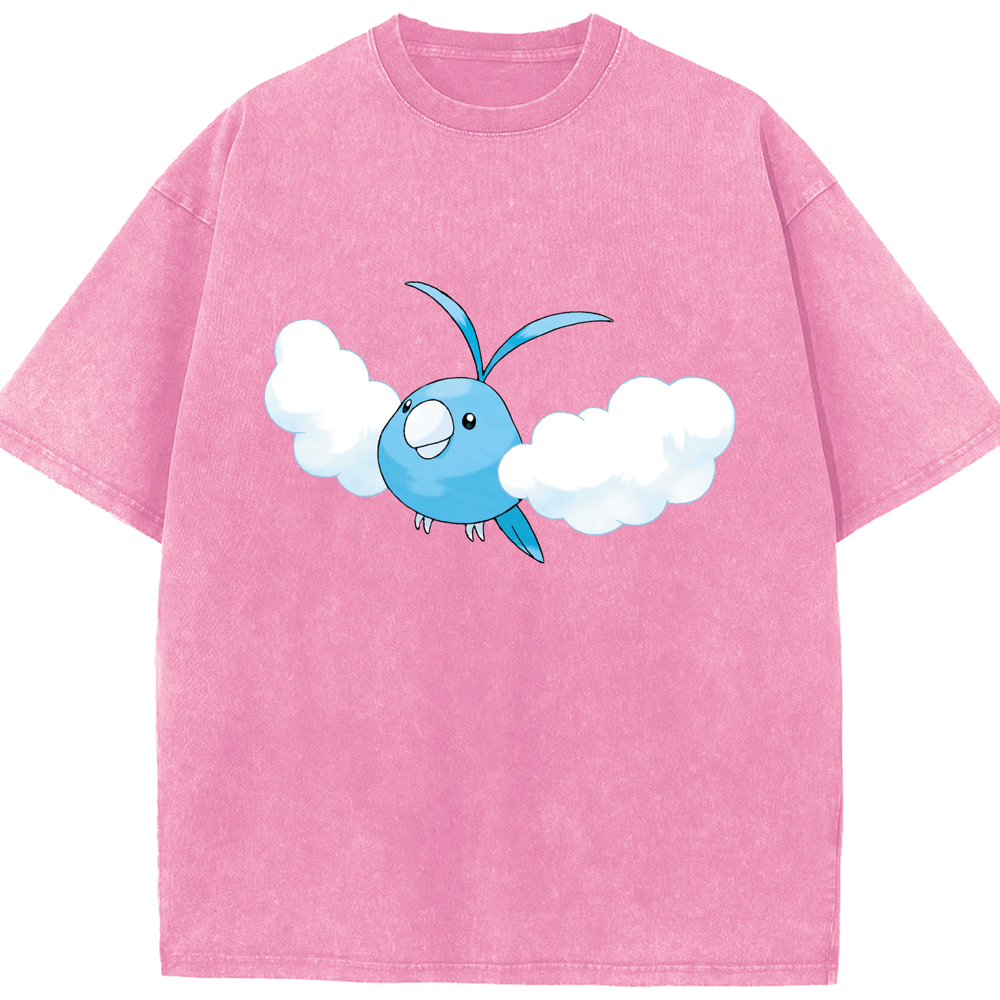 （画像用） ポケットモンスター Pokémon 綿100% ヴィンテージ風 半袖Tシャツ（フロントプリント）